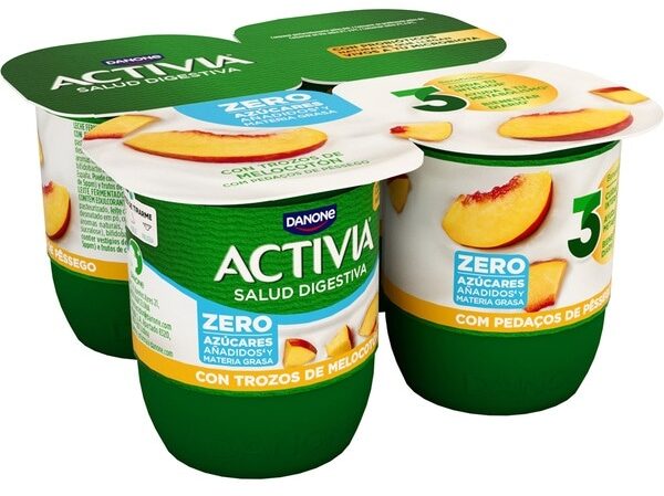 ACTIVIA 0% MELOCOTON 120G X4 ES