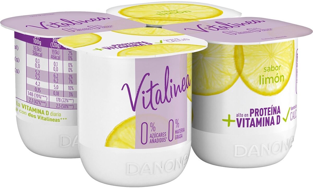 VITALINEA SABOR LIMON X4