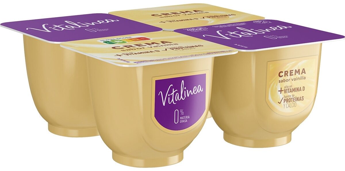 VITALINEA CREMA DE VAINILLA X4