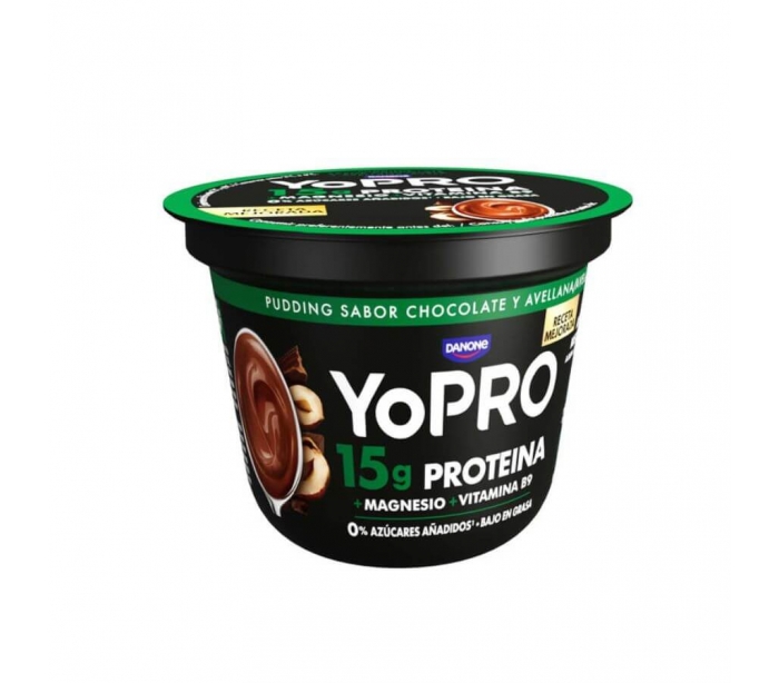 YOPRO PUDDING CHOCO AVELLANAS 150GRX1
