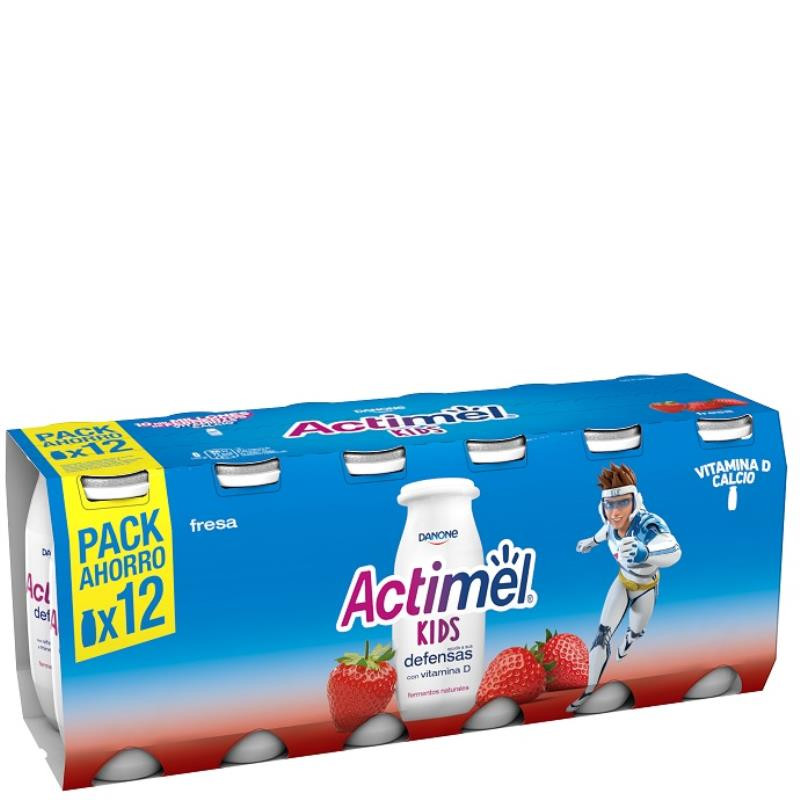 ACTIMEL FRESA X12 ACTIKIDS