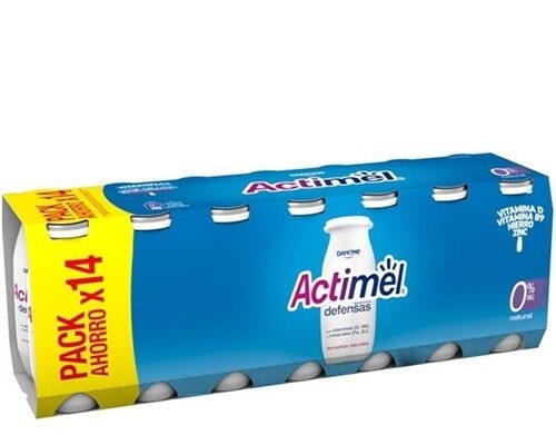 ACTIMEL 0% NATURAL X 14