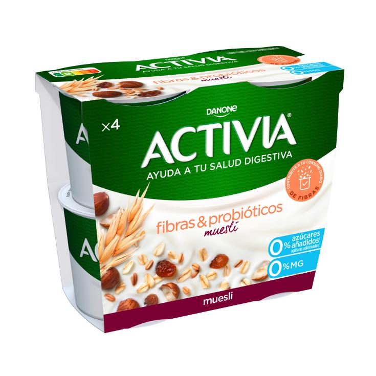 ACTIVIA 0% MUESLI X4
