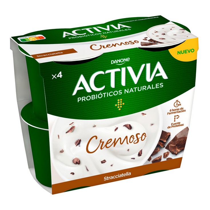 ACTIVIA CREM. STRACCIATELLA X4