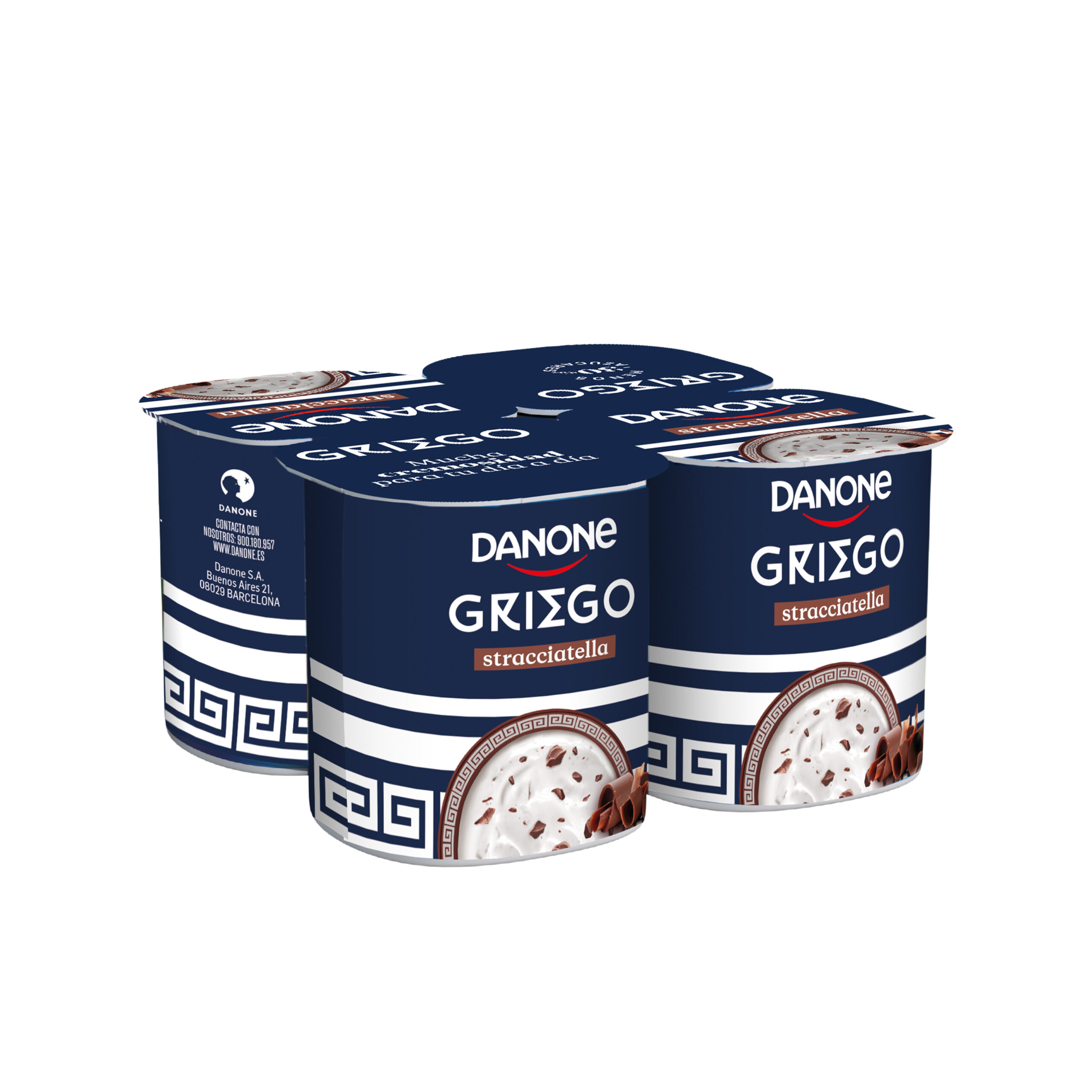 YOGHURT DANONE GRIEGO STRACCIATELLA X4