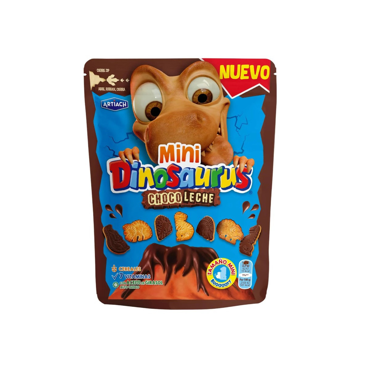 DINOSAURUS MINI DP CHOCOLECHE 100 GR