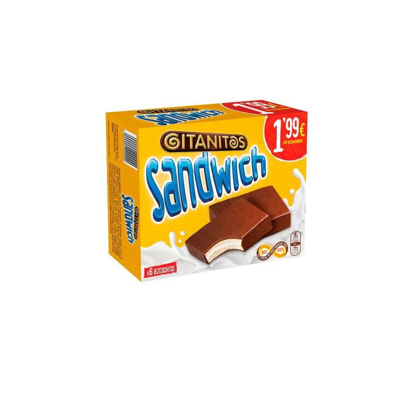 GITANITOS SANDWICH 6UDS PVP1,99E