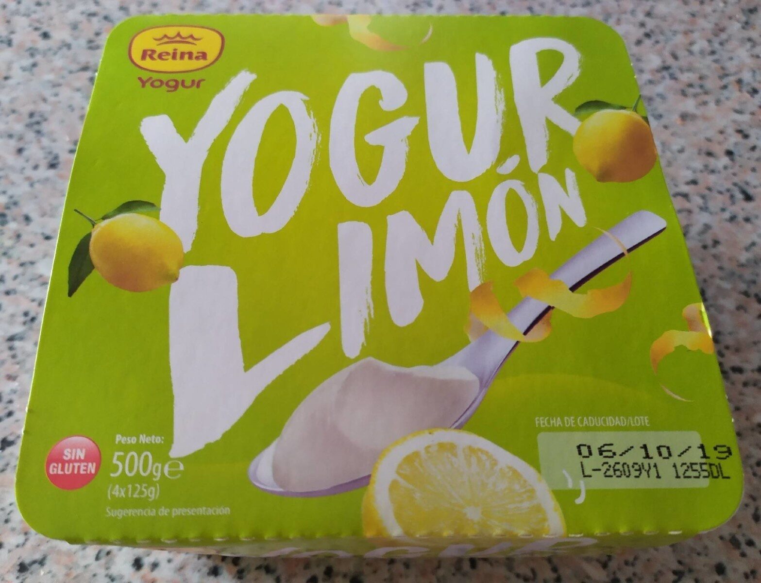 YOGUR SABOR LIMON 4X125G