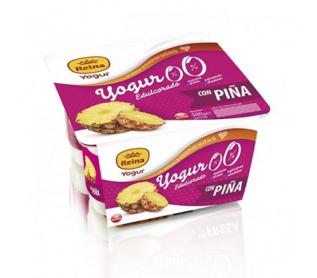 YOGUR EDULCORADO 0 0 PINA 4X125G