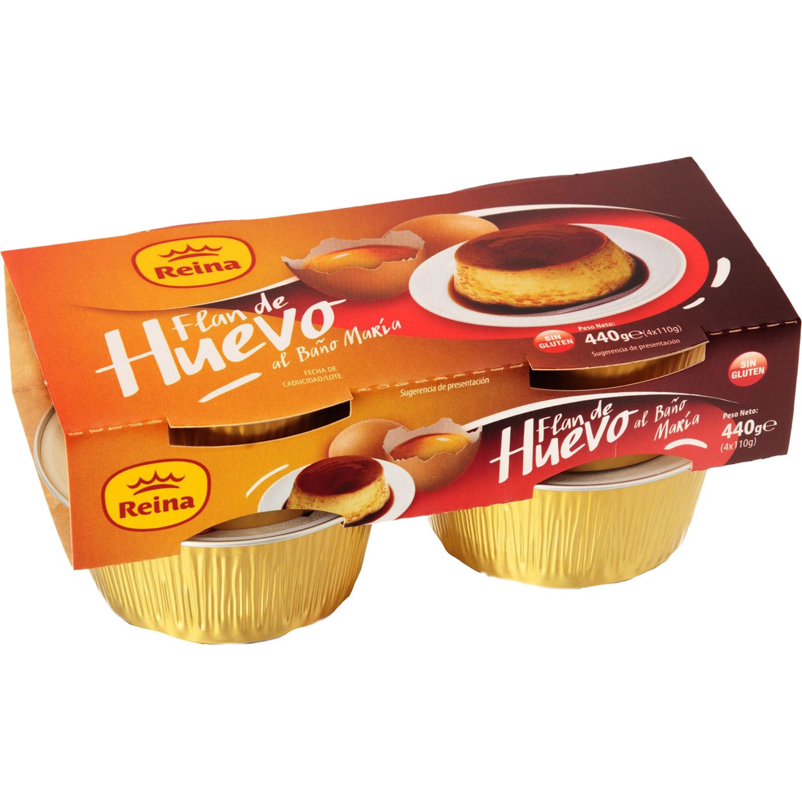 FLAN DE HUEVO 4X110G
