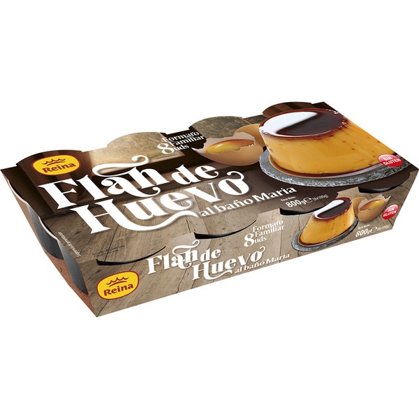 FLAN DE HUEVO AL BANO MARIA DEM 8X100G