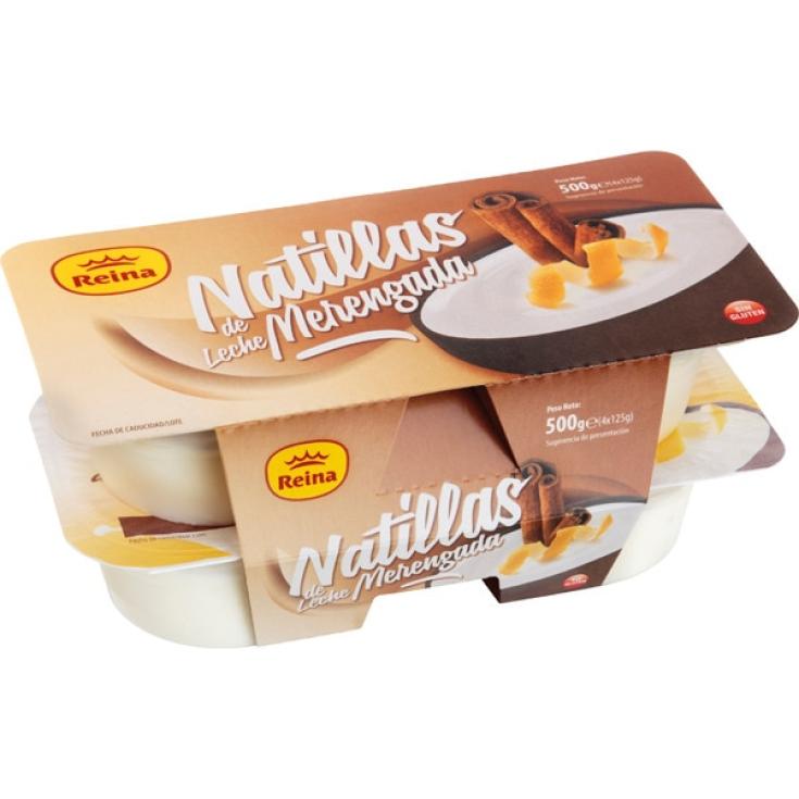 NATILLAS SABOR LECHE MERENGADA 4X125G