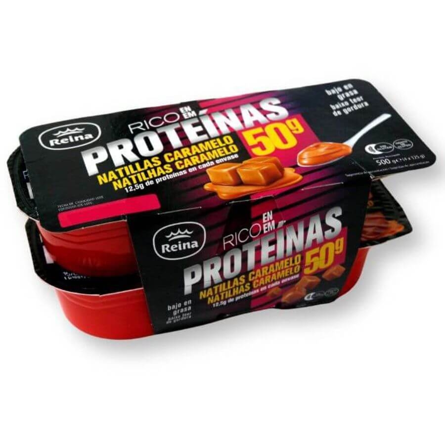 NATILLAS DE CARAMELO PROTEINAS 4X125G