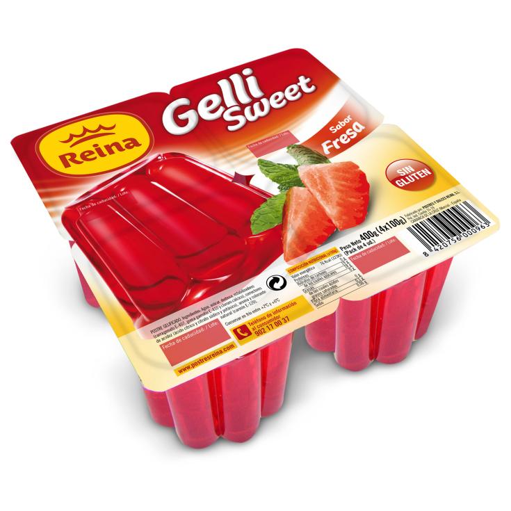 GELLI SWEET FRESA 4X100G