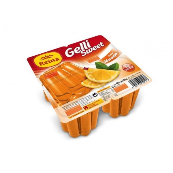 GELLI SWEET NARANJA 4X100G
