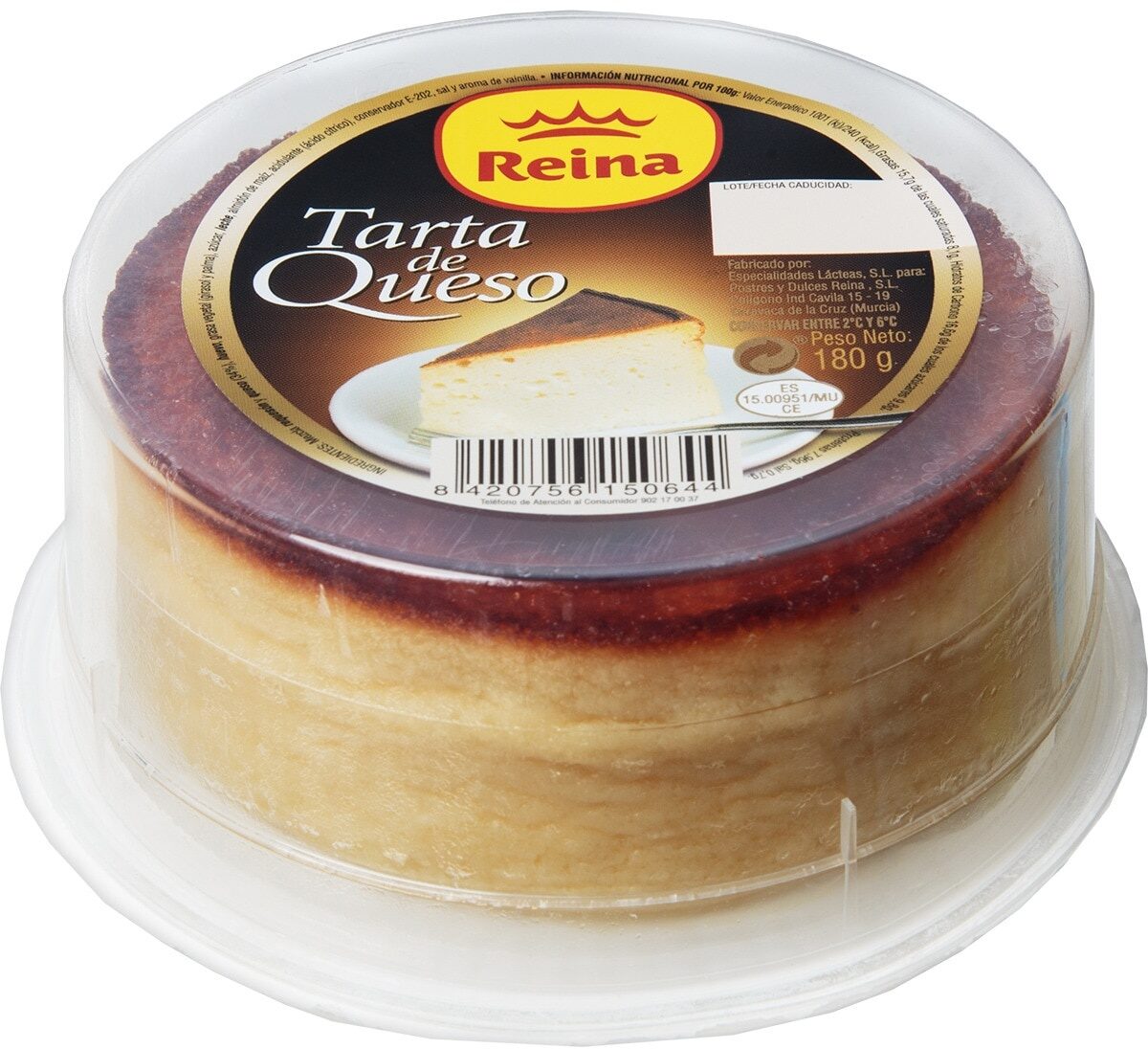 TARTA DE QUESO 180G