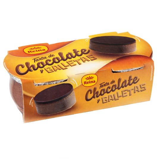 TARTA DE CHOCOLATE Y GALLETA 2X70G