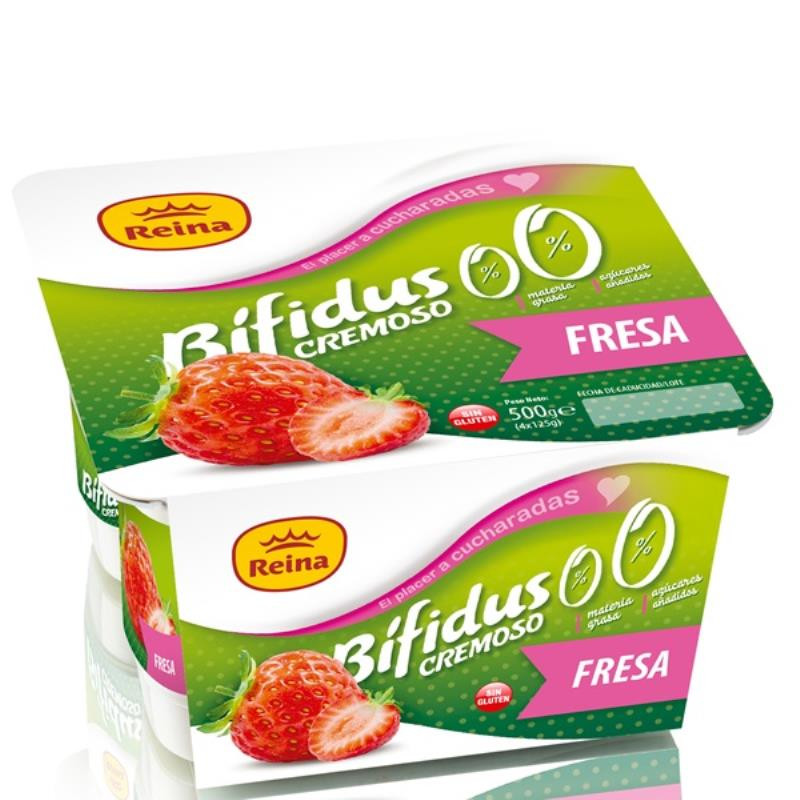 BIFIDUS CREMOSO FRESA DESNATADO 4X125G