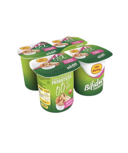 BIFIDUS CREMOSO 0 0 NUECES Y CEREALES 4X125G