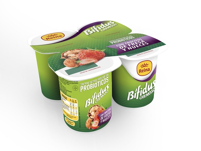 BIFIDUS FRESA Y NUECES 4X125G