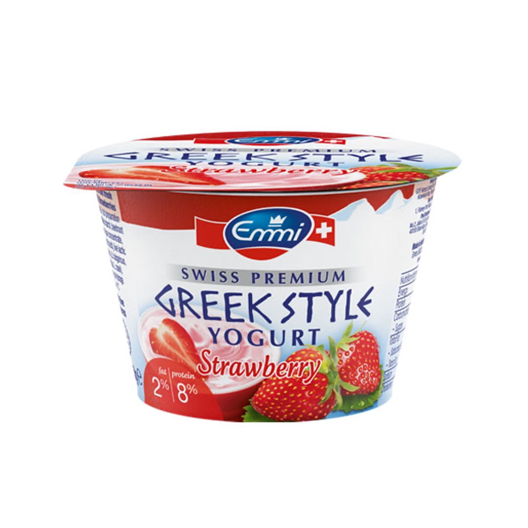 Emmi Greek Yogurt Strawberry 2 Percent 150g