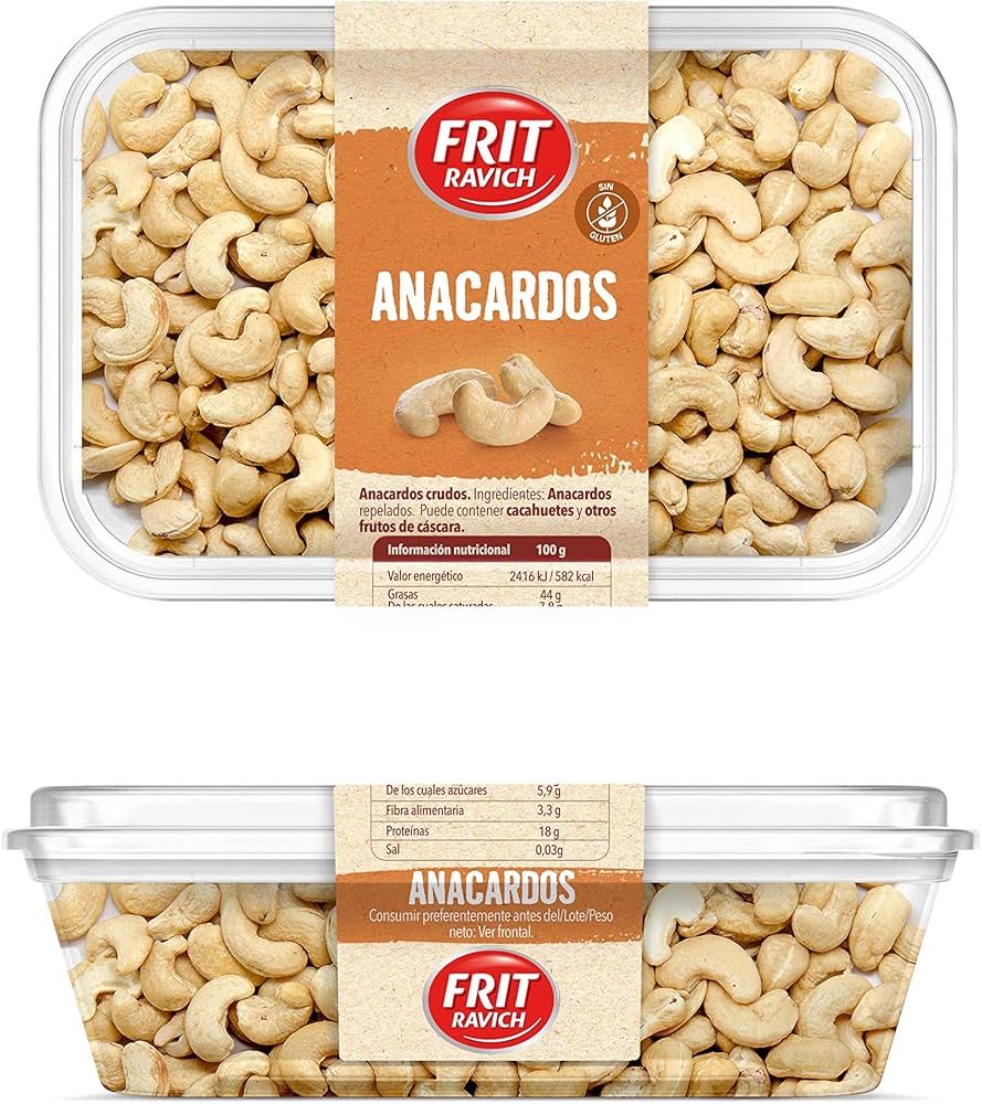 ANACARDOS CRUDOS DOYPACK 150G 10U