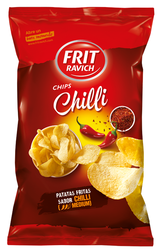 CHIPS CHILLI 450G 6U