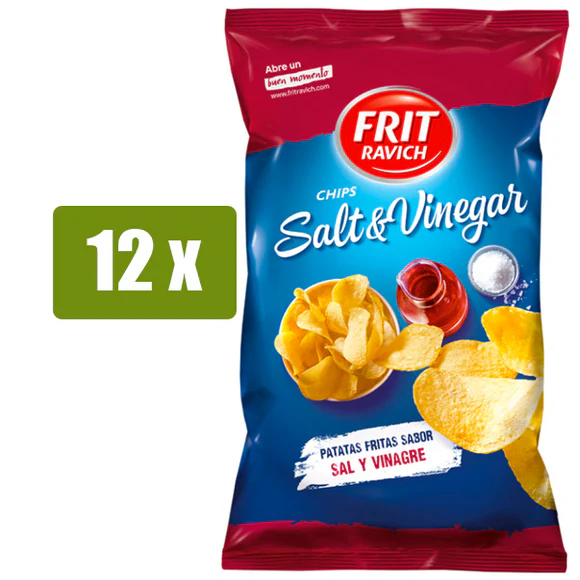 CHIPS SAL VINAGRE 125G 12U