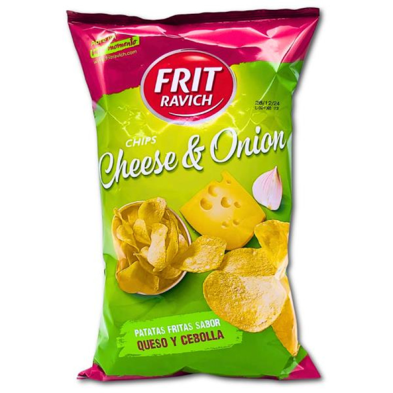 CHIPS QUESO CEBOLLA 125G 12U
