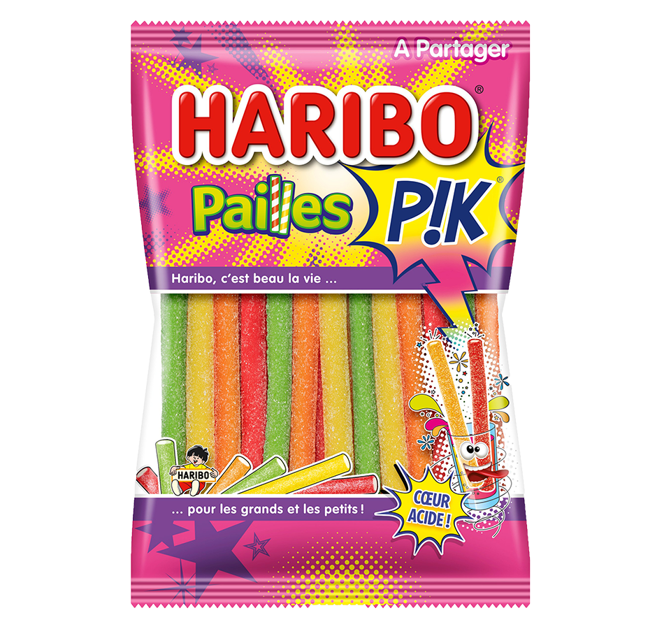 HARIBO PAILLES PIK 180G 18U