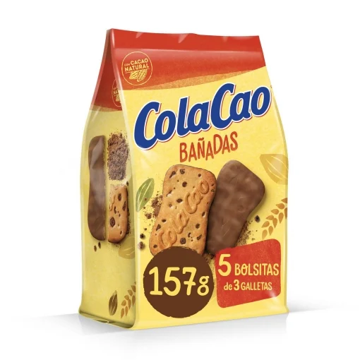 COLA CAO COOKIES BANADAS CADENAS 157G 8U