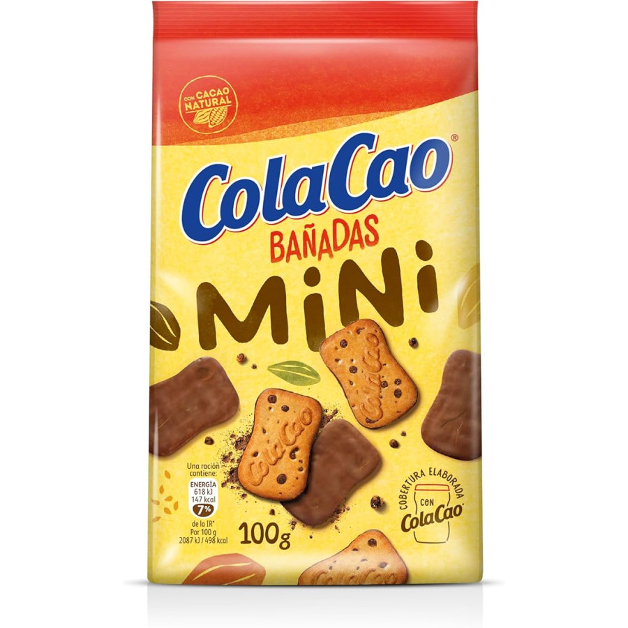 COLA CAO MINI COOKIES BAN 15EUR 80G 12U