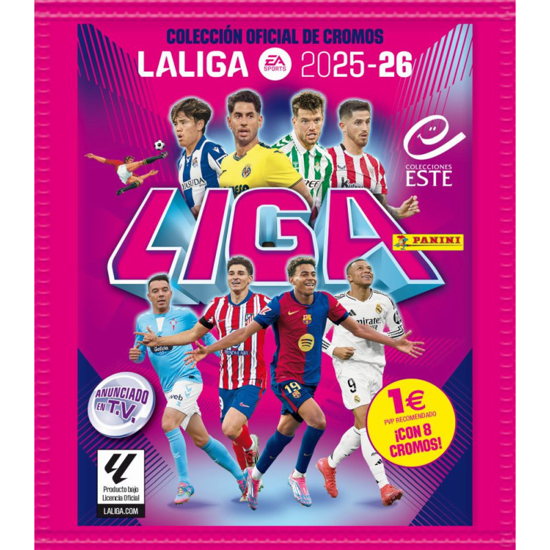 PANINI LA LIGA 2526 SOBRES 12X50U