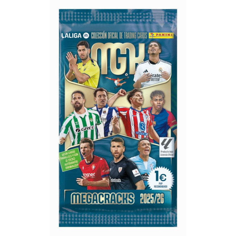 PANINI MEGACRACKS 2526 SOBRES 12X50U