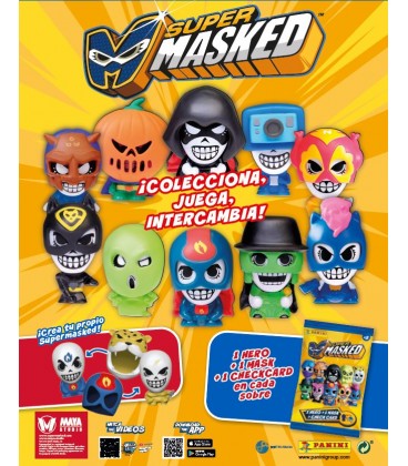 PANINI SUPERMASKED 3D REGALO 6XE24U
