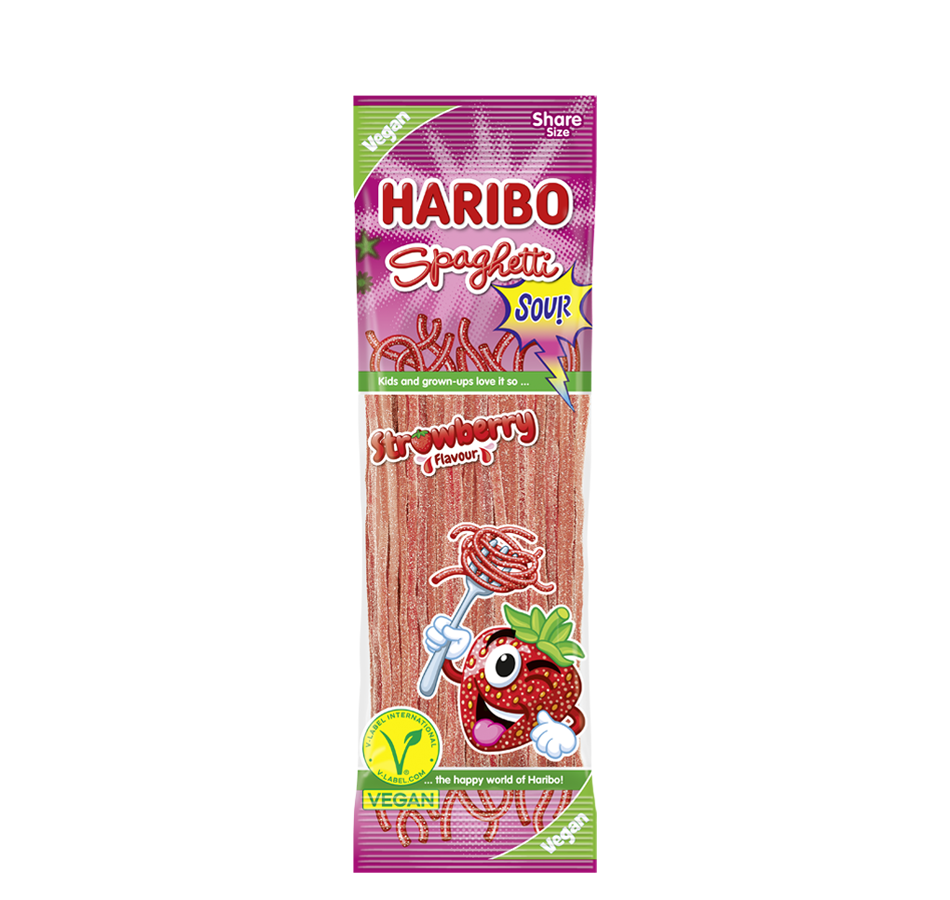 HARIBO SPAGHETTI STRAWBER 200G 16U