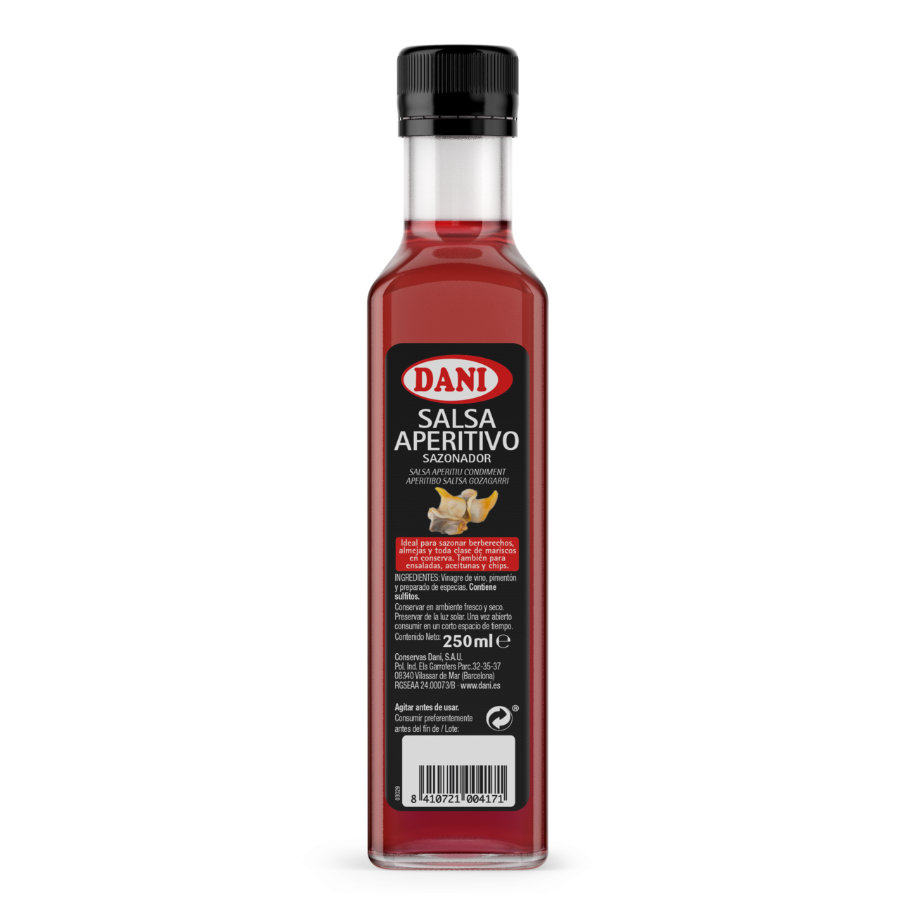 DANI SALSA APERITIVO 250ML 12X1U