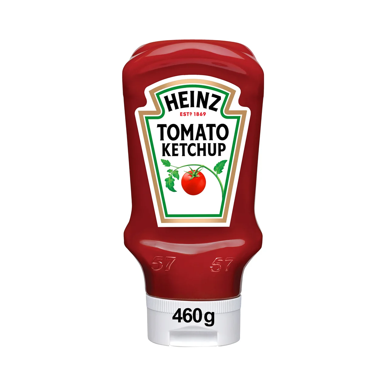 HEINZ TOMATO KETCHUP 460G 10X1U