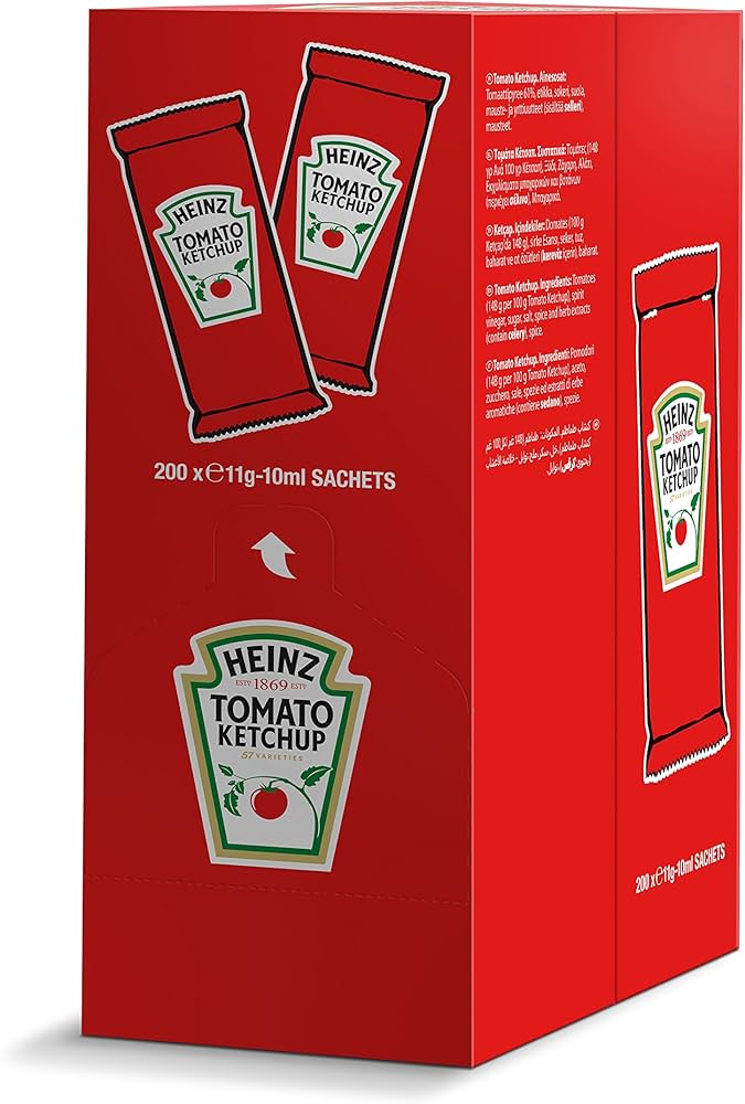 HEINZ TOMATO KETCHUP MONOD 10ML C200U