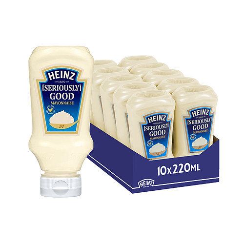 HEINZ MAYONNAISE 220ML 10X1U