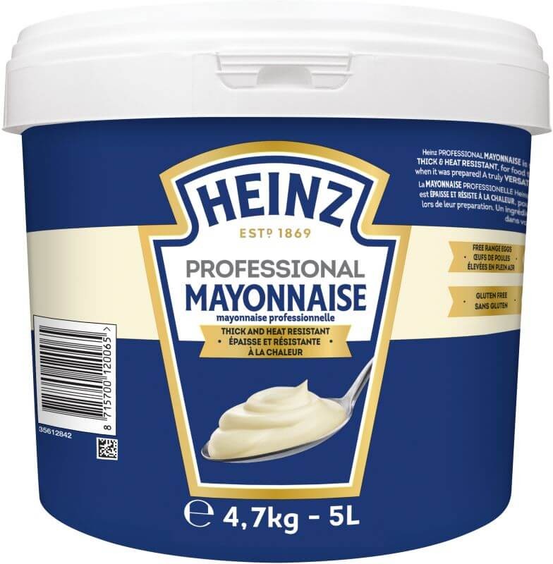 HEINZ MAYONNAISE PRO CUBO 5L 1U