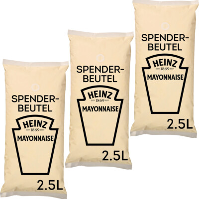 HEINZ MAYONNAISE BOLSA 25L 3U