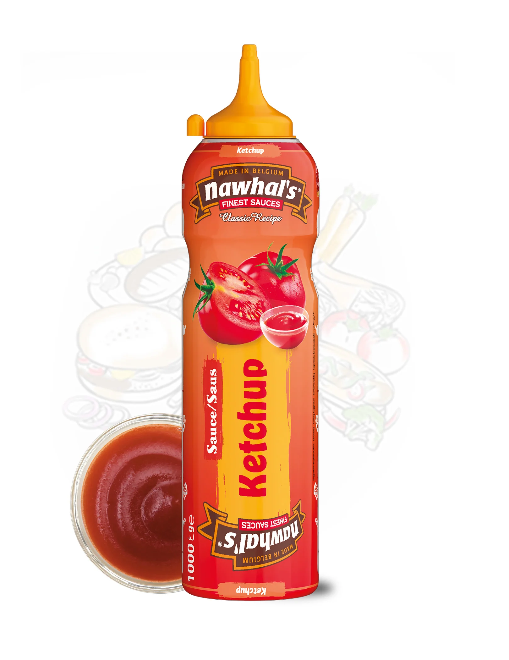 NAWHALS SALSA KETCHUP 500ML 12X1U