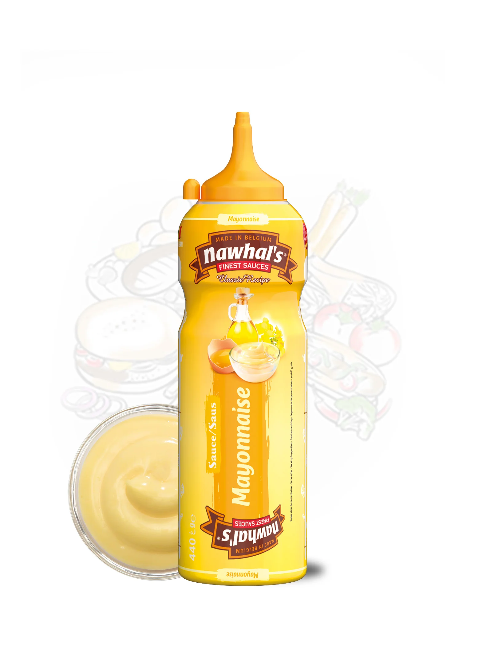 NAWHALS SALSA MAYONESA 500ML 12X1U