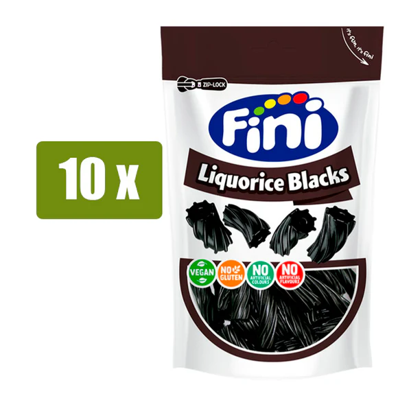 FINI LIQUORICE BLACK DOYPACK B180G 10U