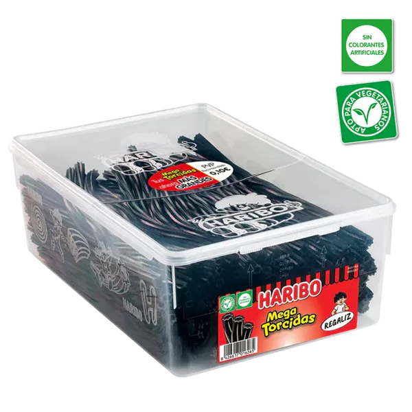 HARIBO MEGA TORCIDA NEGRA 4XT200U