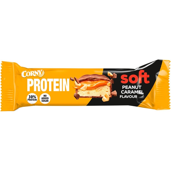 CORNY PROTEIN SOFT CACAHUECARAM 45G 12U