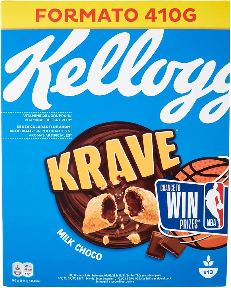 KELLOGGS KRAVE 410G 6X1U