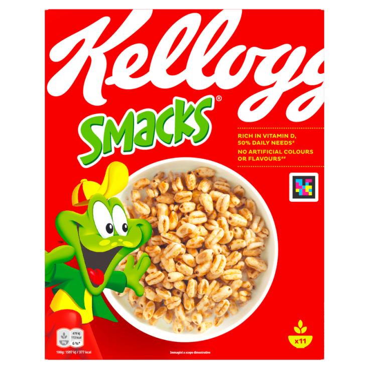 KELLOGGS SMACKS 330G 8X1U