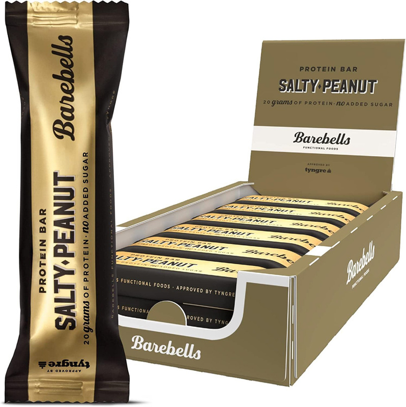 BAREBELLS PROTBAR SALTY PEANUT 55G 12U